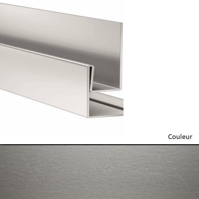 Profil angle sortant et de retour vertical de tableau pour Hardie VL Gris ardoise 3000mm