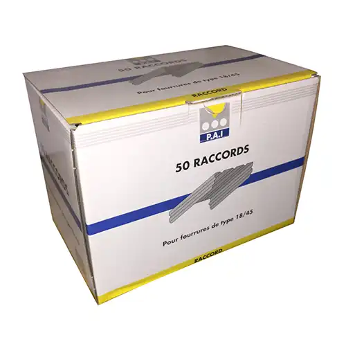 Raccord pour fourrure 18-45 - Boite de 50
