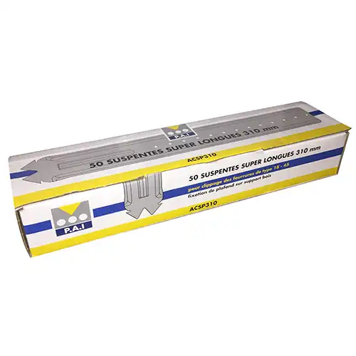 Suspente super longue 310mm pour fourrure 18-45 - Boite de 50
