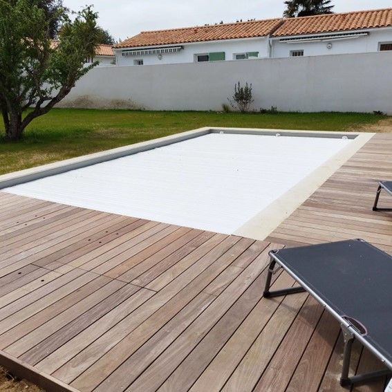 Lame de terrasse Ipé Courson Profil lisse 21x145mm De 950 mm à 1550 mm