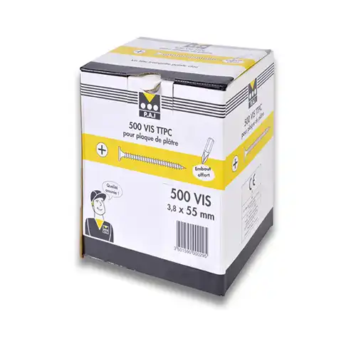Vis TTPC 55mm - Boite de 500