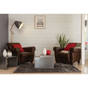 Lambris Sapin KINNA Brossé Blanc polaire 12x135mm 2650mm