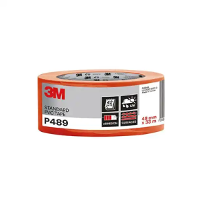 Adhésif tous travaux qualité supérieure P489P orange 33mx50mm 