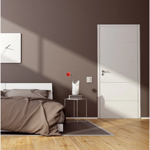 Bloc-Porte GRAV140 Postformé blanc - Poussant droit  830x2040mm 2040mm