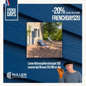 Lame de terrasse Nuances Ipé 23x138mm 4000mm