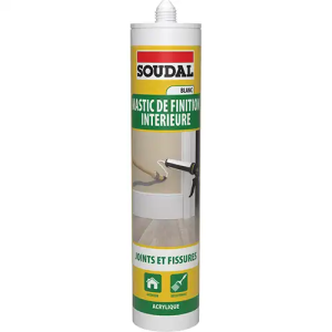 Mastic Finition intérieur Blanc Cartouche 290 ml  