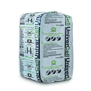 Ouate de cellulose à souffler Univercell - Sac de 12.5 kg 