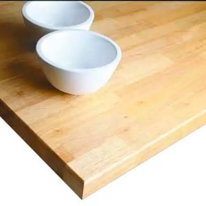 Panneau Hévéa A/A lamellé collé 1100x4500mm de 22 mm à 44 mm 