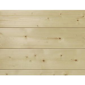 Lame de parement DUOZA Sapin A/B CL3 marron 20x185 en 4.50 m, rainé bout. Pqt de 5 lames.