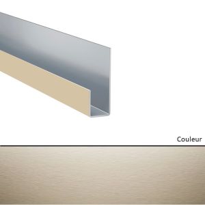 Profil de terminaison en J pour Hardie VL Sable clair    3000mm