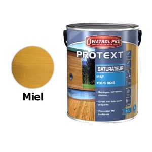 Saturateur mat Protext Miel 5L  