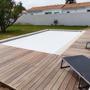 Lame de terrasse Ipé Courson Profil lisse  21x145mm De 950 mm à 1550 mm
