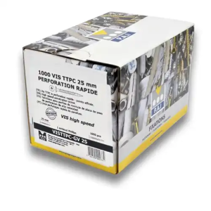 Vis TTPC 25mm - Boite de 1000 