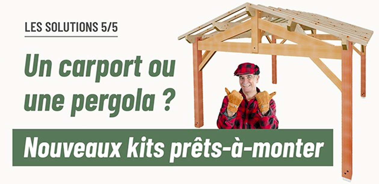 Créez vos espaces extérieurs avec les kits Rullier Bois prêts-à-monter
