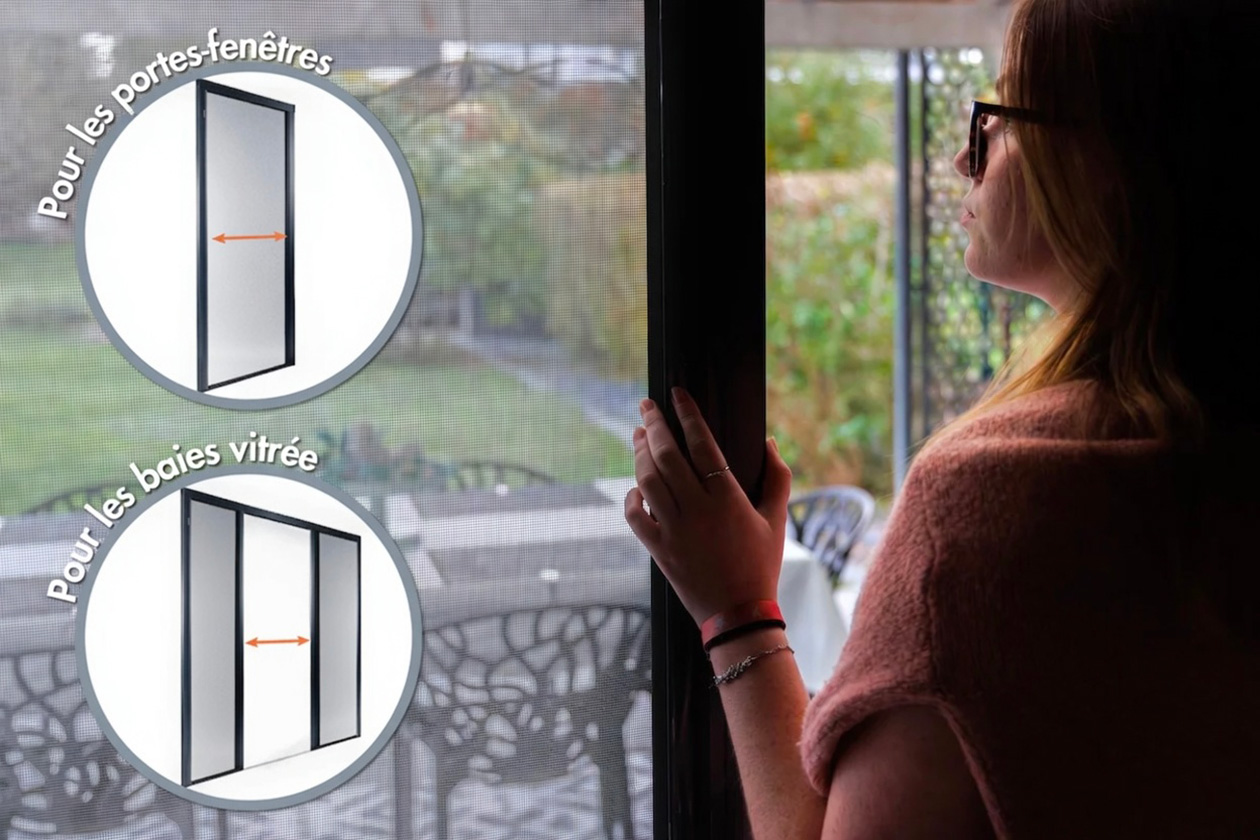 Moustiquaire latérale Bubendorff MOSTIX iD4 pour baie vitrée