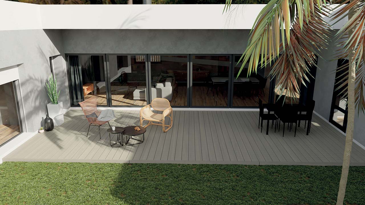 Terrasse nebodeck silvadec