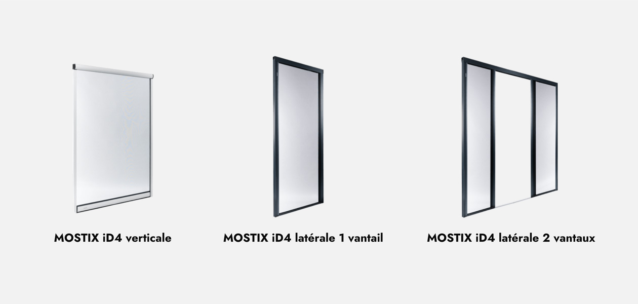 Moustiquaire Bubendorff MOSTIX iD4 sur mesure pour fenêtre et baie vitrée
