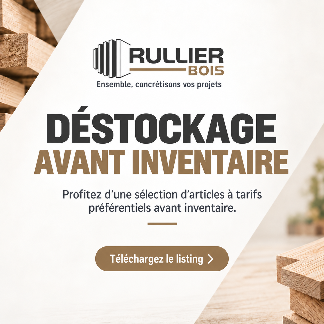 Destockage avant inventaire
