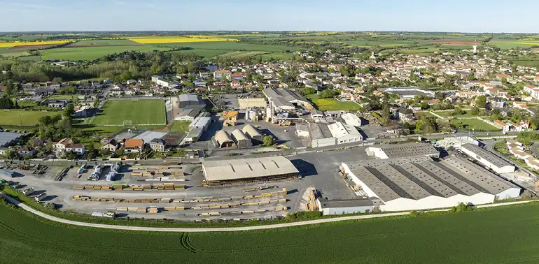 Vue du site Rullier Bois de Chef-Boutonne