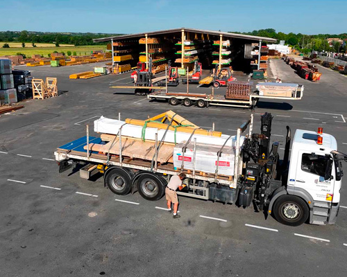 Illustration Livraison et Logistique - Rullier Bois